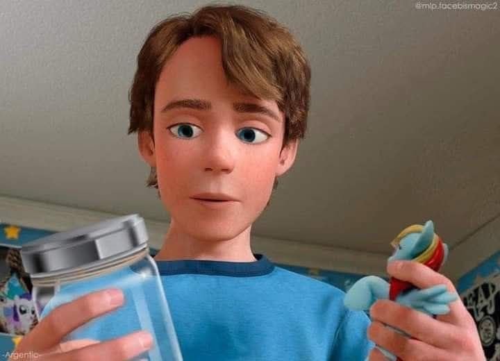 Sacré Andy ! Il a bien grandit.