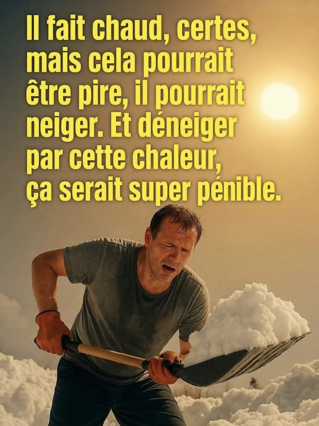 Estimez-vous heureux !