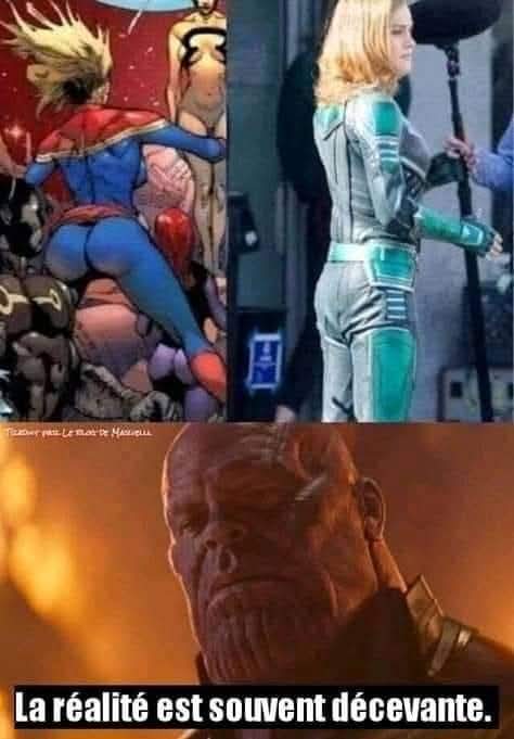 Les raisons du flop de Captain Marvel . [spoiler]