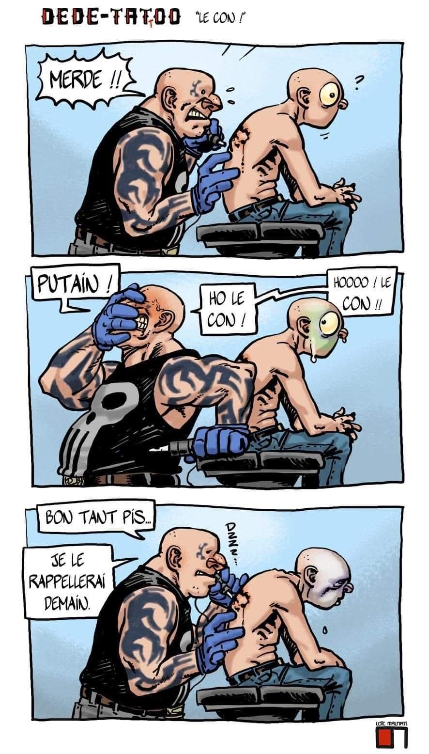 Quand ton tatouage se passe mal.