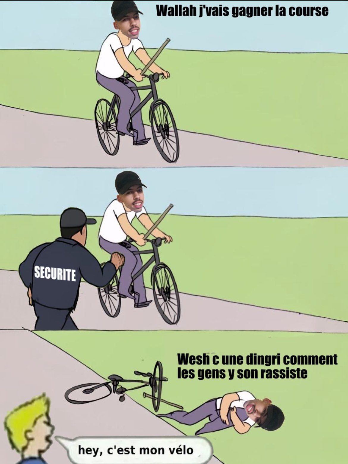 Suite la video de l’autre débile au Tour de France