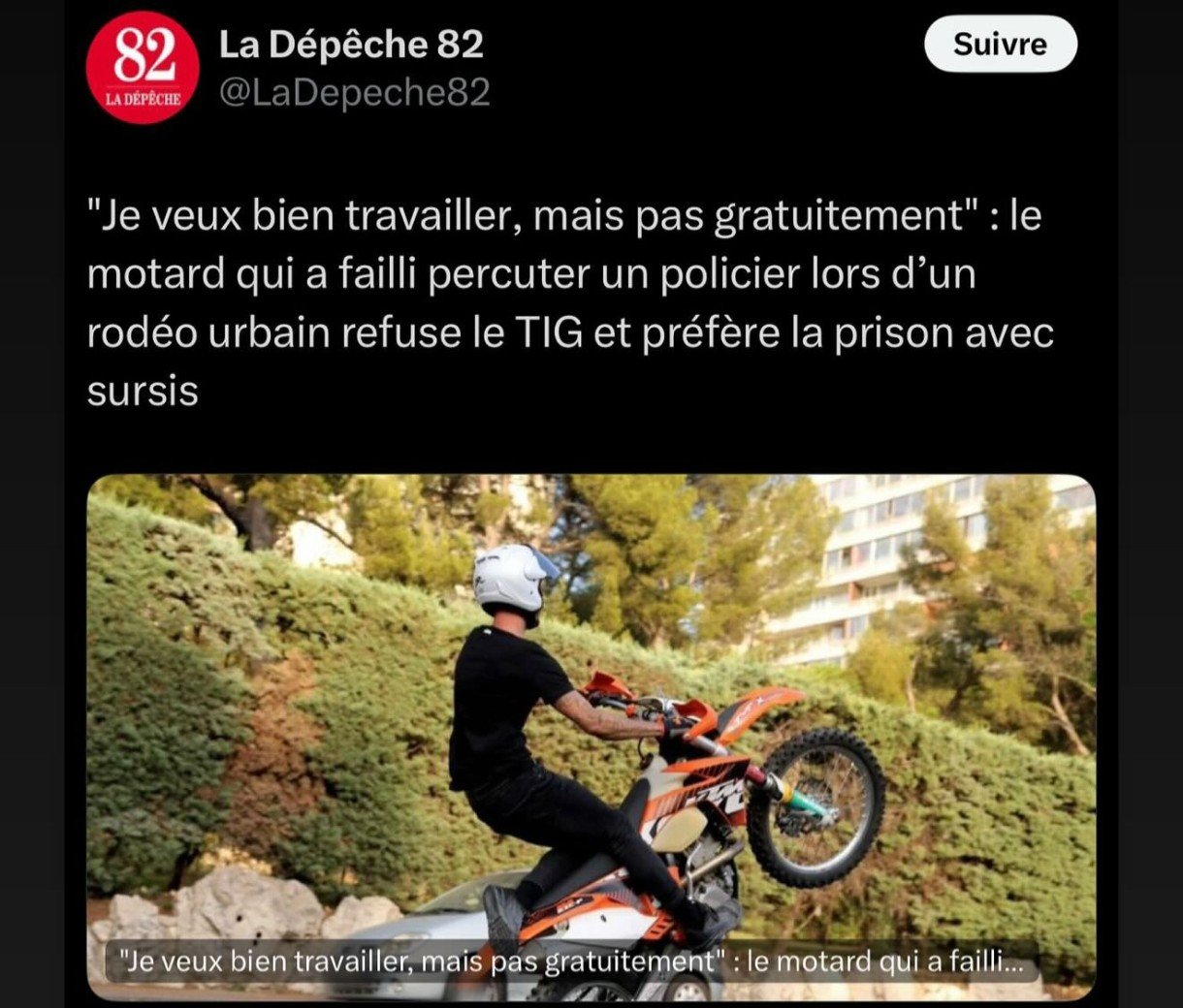 Encore une belle dinguerie judiciaire ... Digne d'un remake d'un sketch des Inconnus...