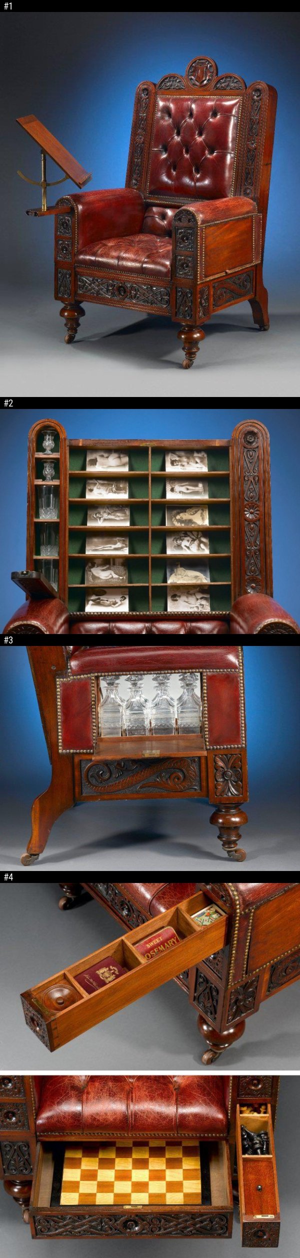 La chaise surprise du gentleman, vers 1888.