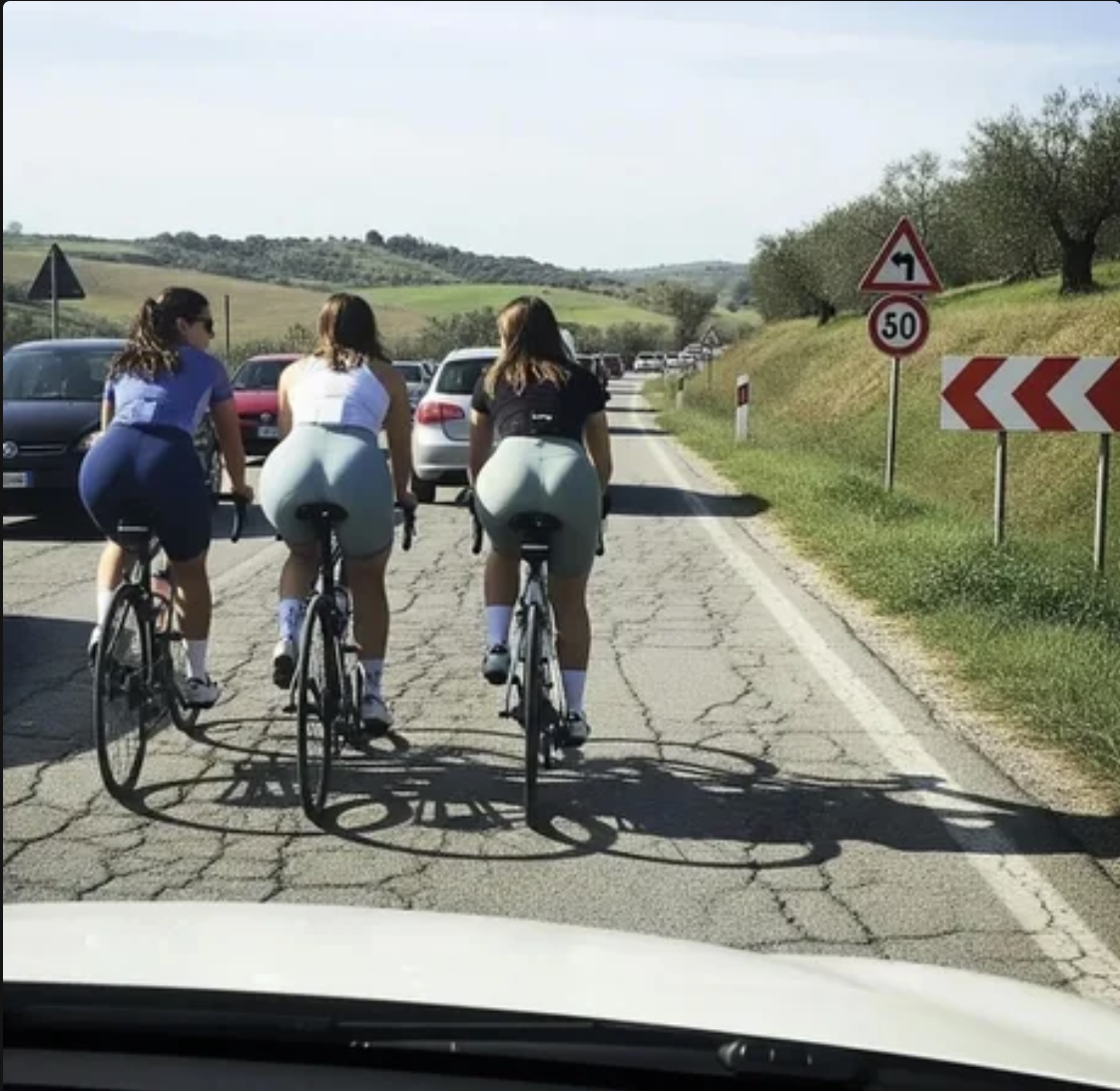 Finalement c'est pas si mal les cyclistes !