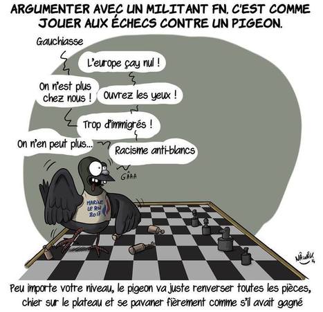 Argumenter avec un militant RN...