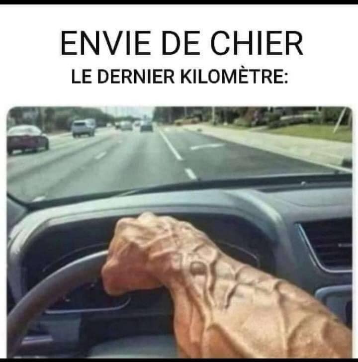 Quand tu rentres le matin de chez une fille que tu viens de rencontrer.