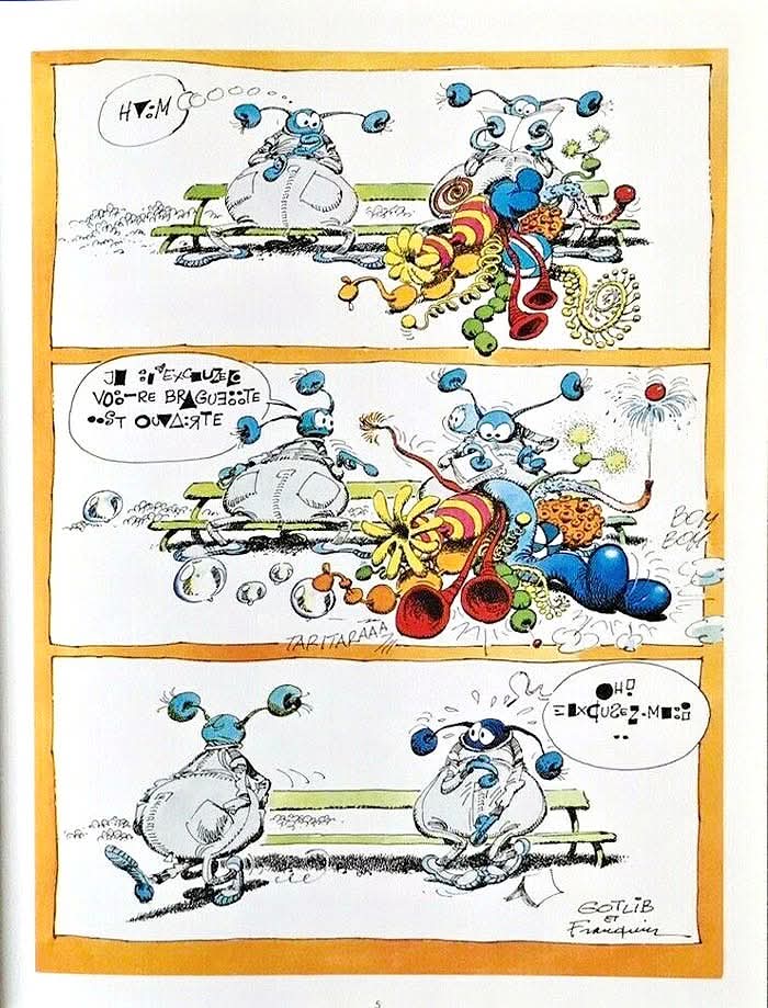 Mes deux heros: Franquin et Gotlib.