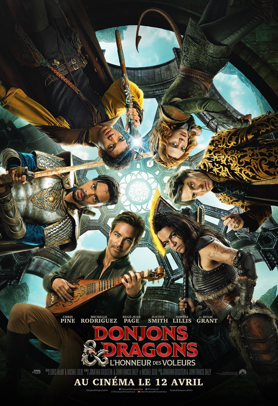 Ce soir sur M6 à 21h10 un bon film pour une soirée détente, &quot;Donjons &amp; dragons : l'honneur des voleurs&quot; (2023). Avec, entre autre, Chris Pine, Michelle Rodriguez et Hugh Grant.