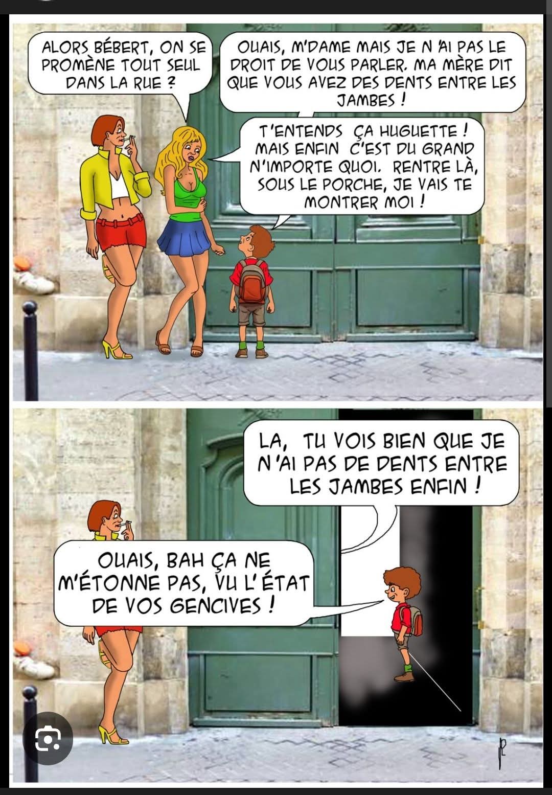 Vas-y, fais pas ta pute...