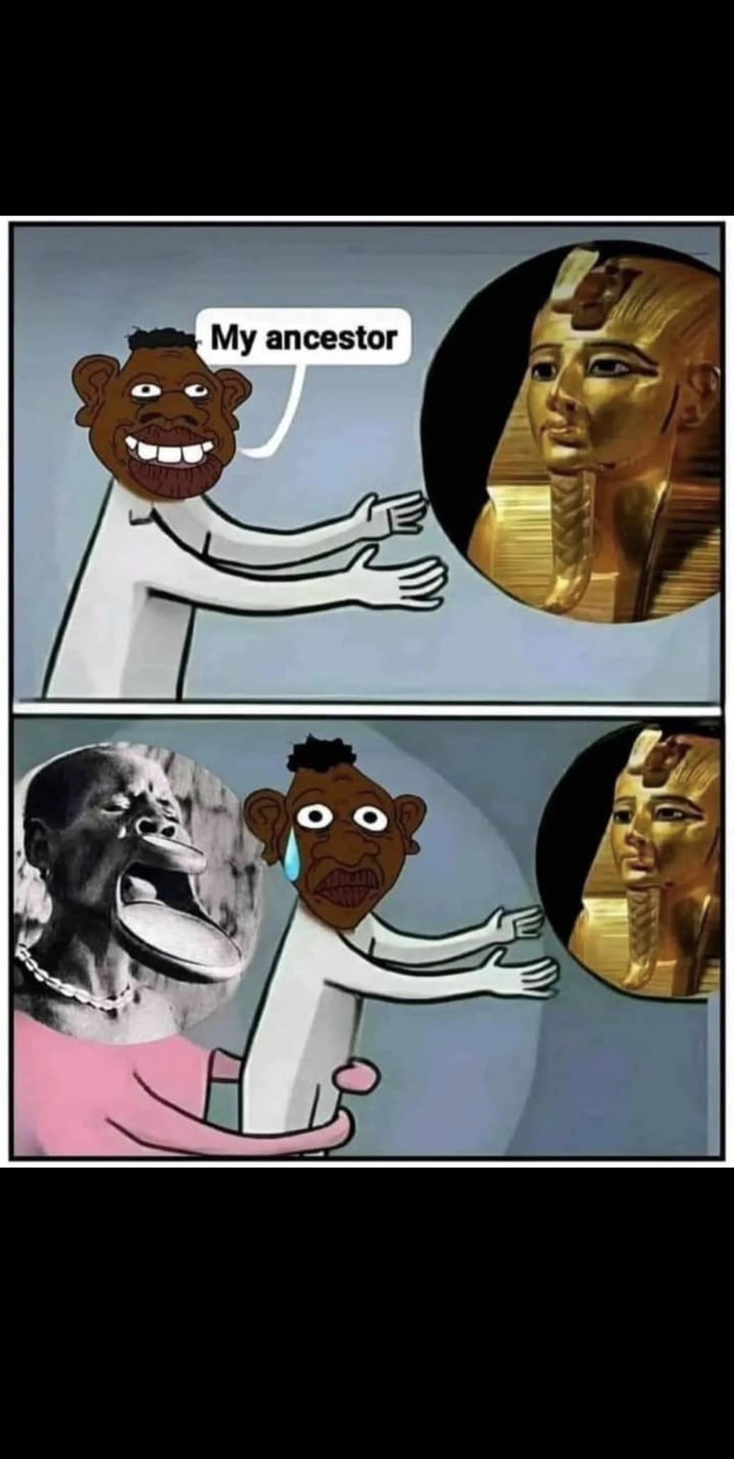 Afro centrism be like