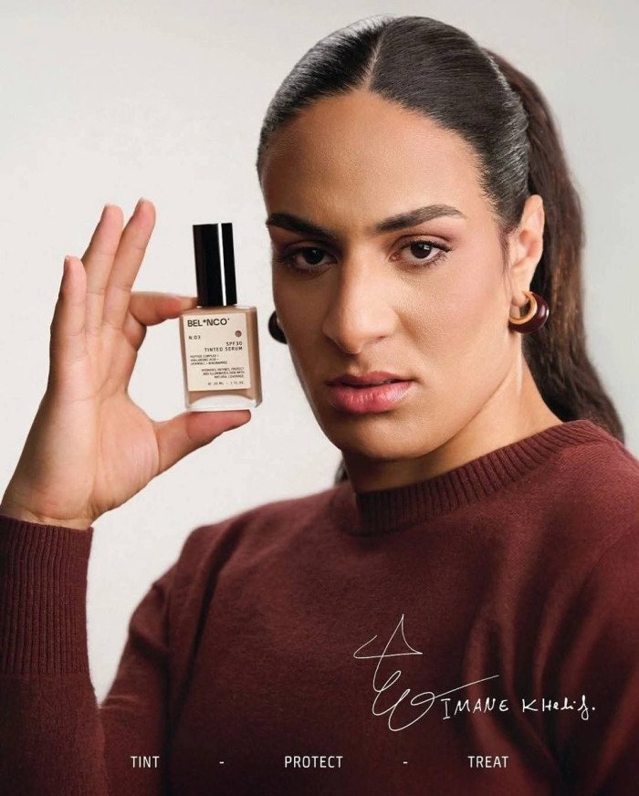 Imane Khelif devient la nouvelle égérie pour les cosmétique Bel.nco