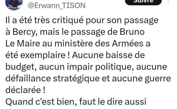 Il faut rendre à César ce qui etc etc …