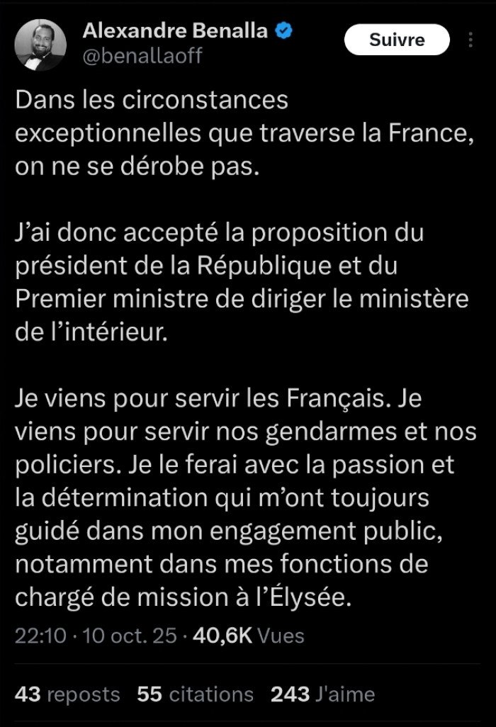 Contre box de Benalla