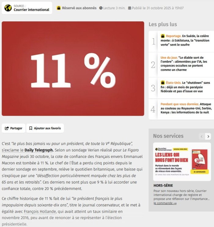 Quand tu atteins le niveau de François Hollande