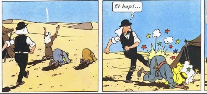 On ne peut plus rien dire. Tintin Au pays de l’or noir