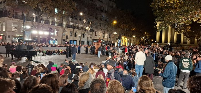 Prochain flashmob de Julien Cohen, j'ai pu assisté aux 3 représentations