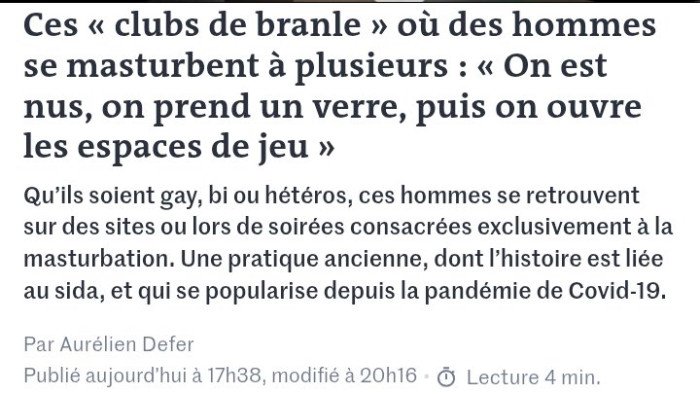 Sûrement des chouals