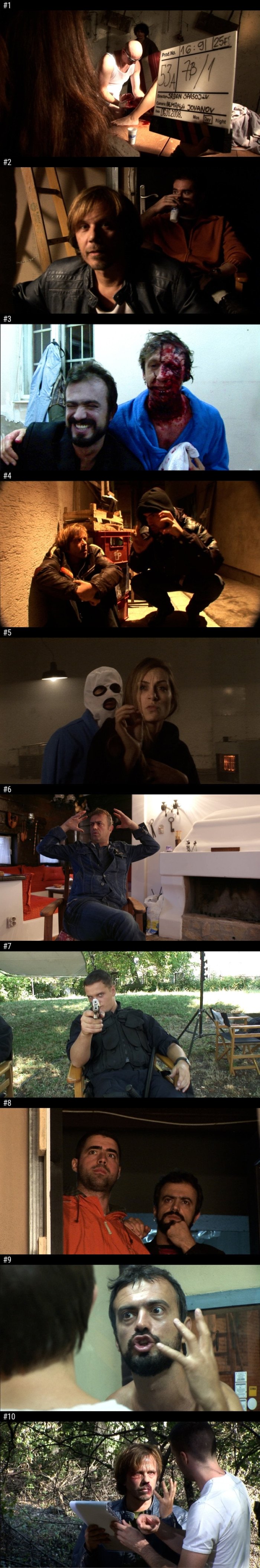 Images du tournage de &quot;A Serbian film&quot;.