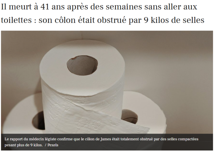 Conseil du jour : faire caca c'est important