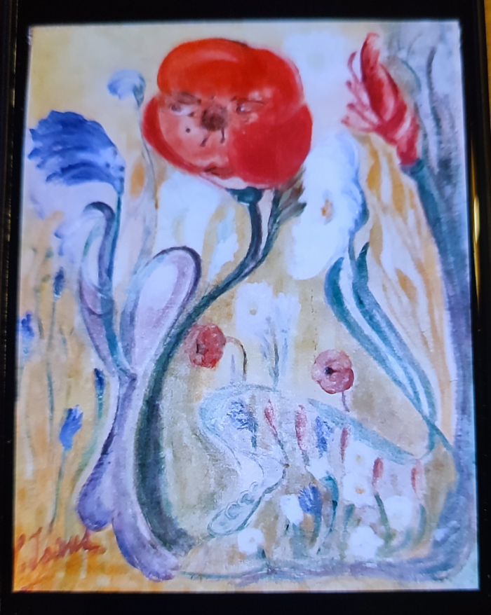 Bonjour à toutes et tousQuelqu'un saurait m'en dire davantage sur cette toile de 50X40 environ ? Merci pour toutes vos réponses