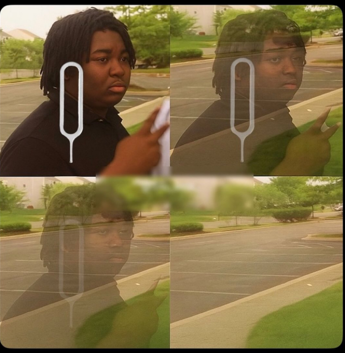 Après l'avoir utilisé pour la première carte sim.