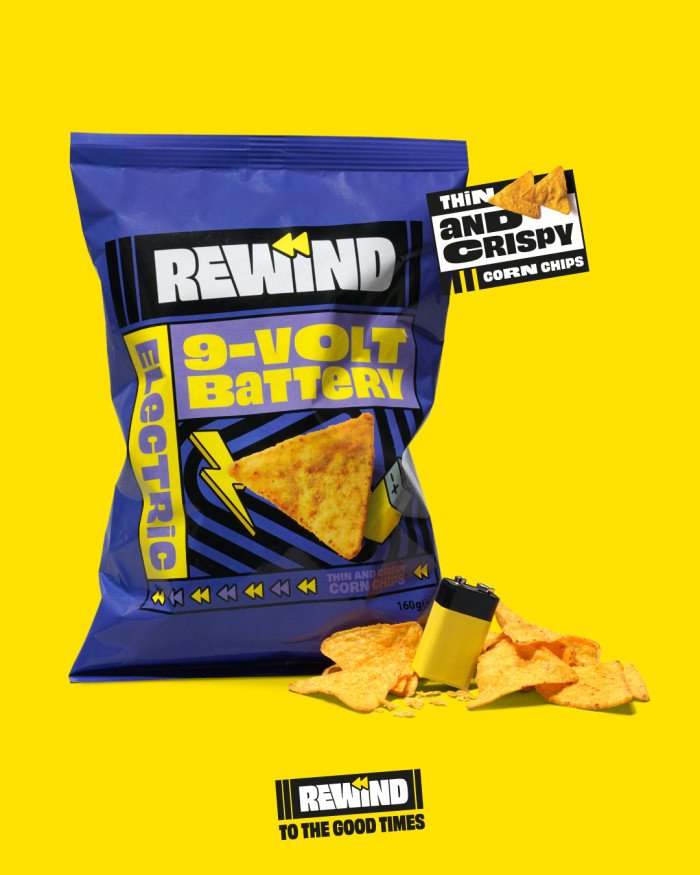 Chips goût pile 9V.