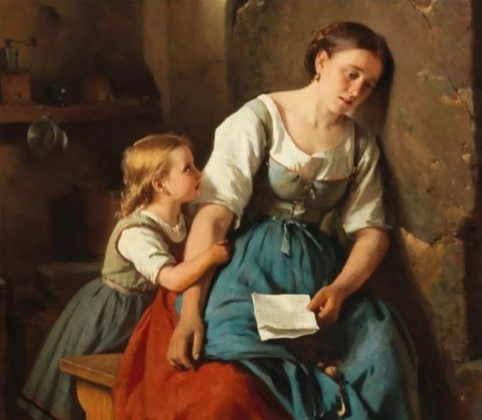 La regul' de l'URSSAF - Huile sur toile (1896)