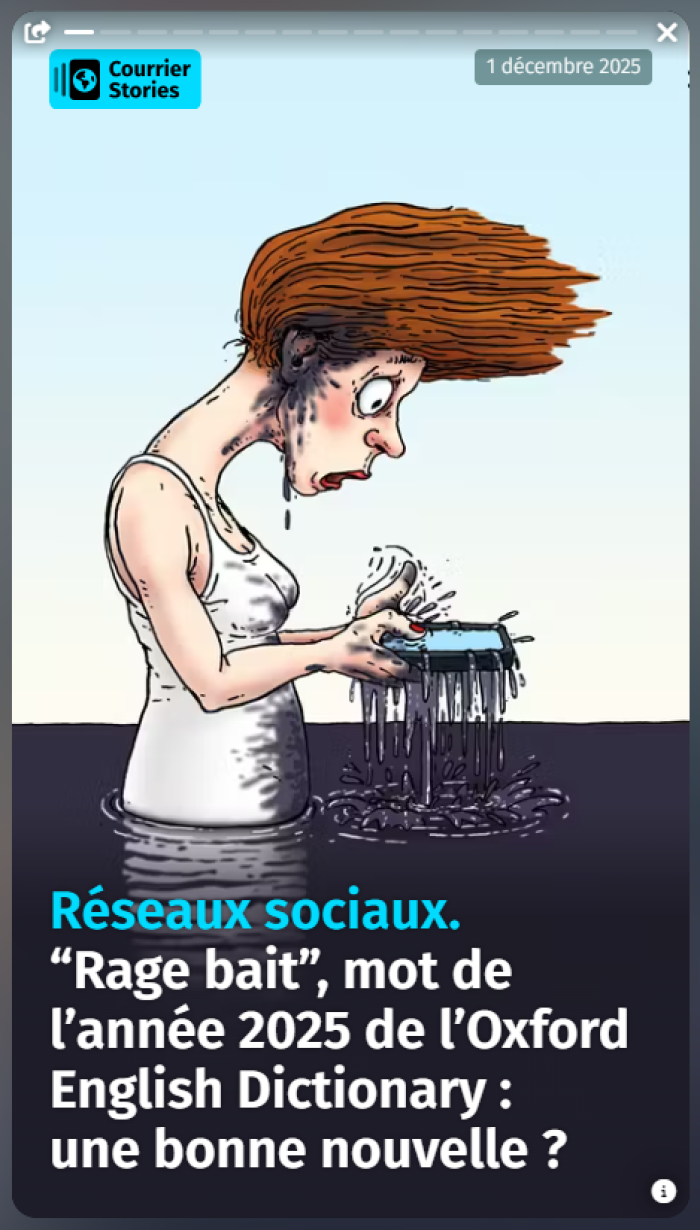 &quot;Rage Bait&quot; élu mot de l'année dans le dictionnaire d'Oxford
