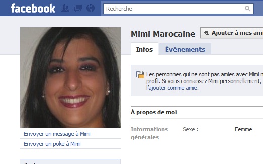 Marocaine oui mais Mimi non je vois pas