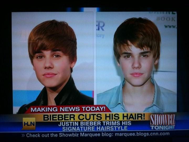 Justin Bieber , nouvelle coupe ?