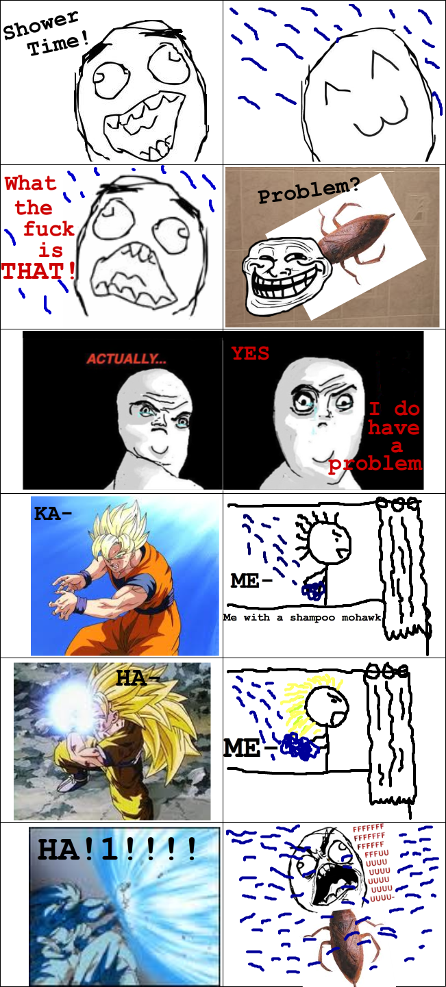 Un intru dans la douche