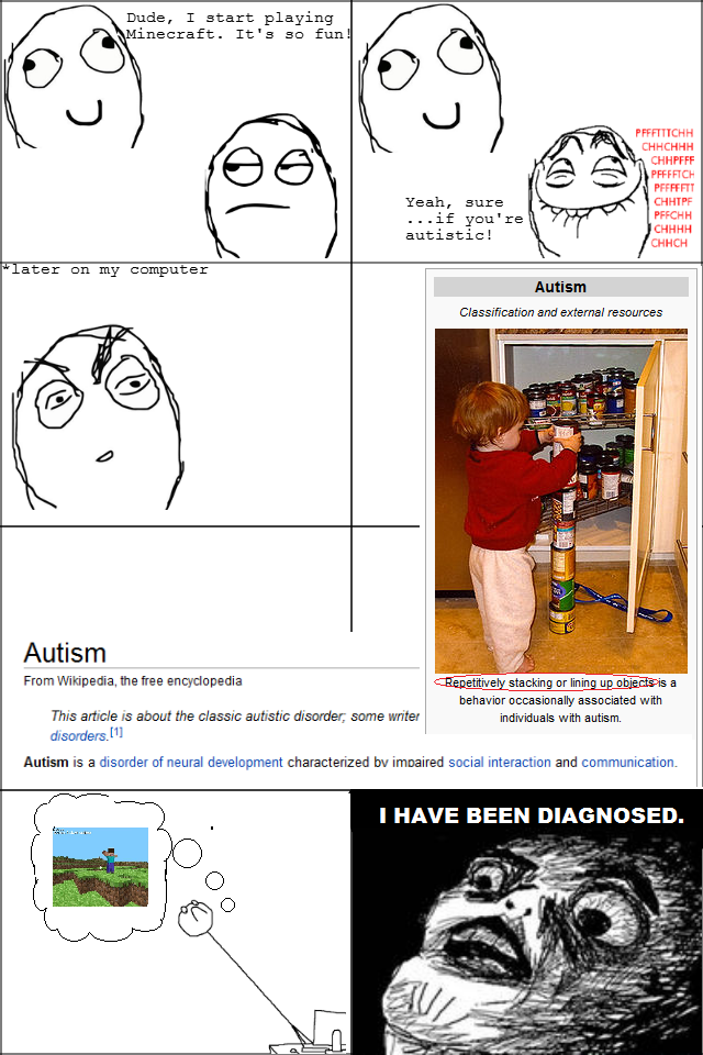 Minecraft et autisme