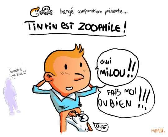 Tintin ce vieux filou !