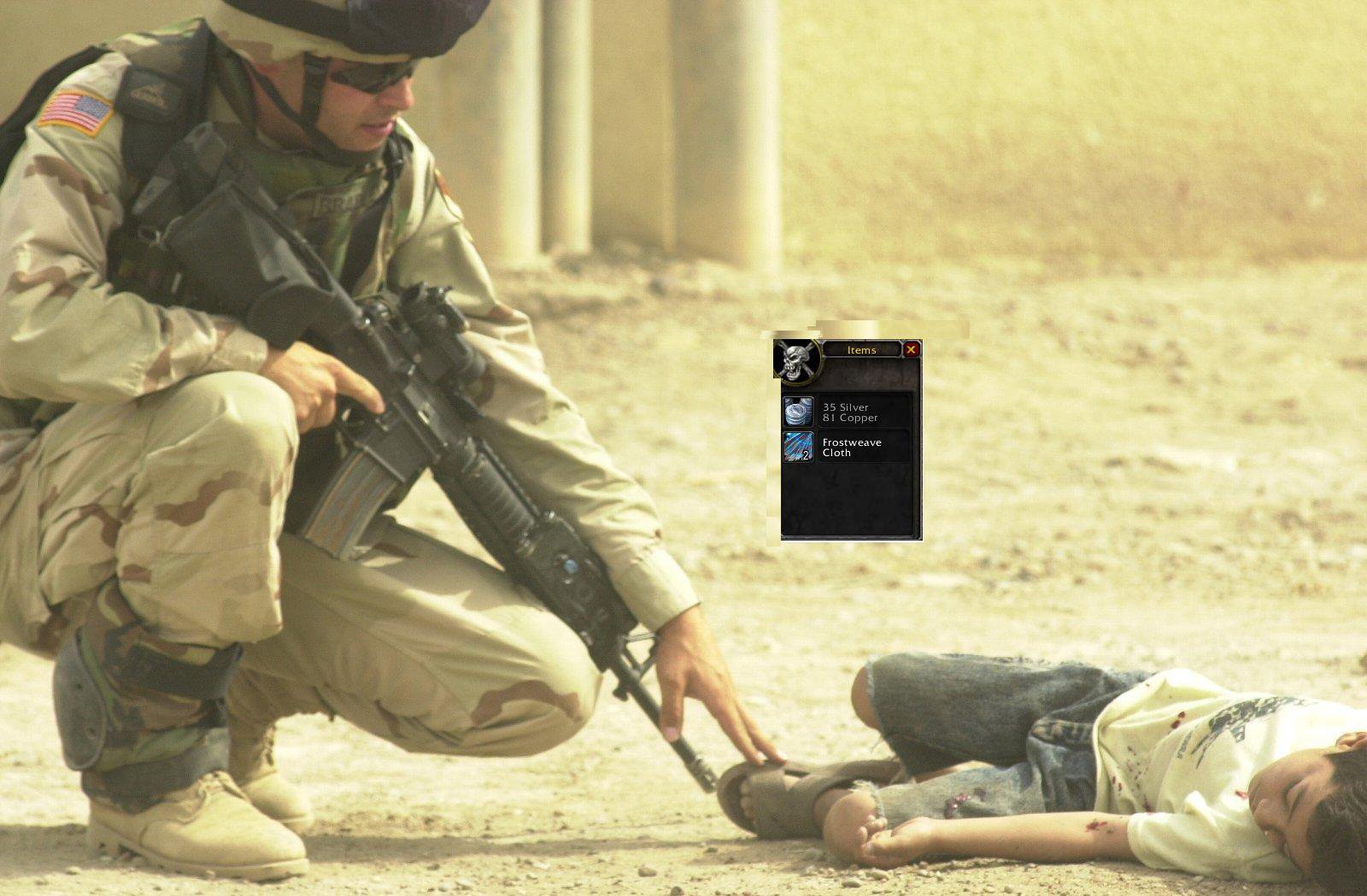 MMO, guerre IRL, même combat!