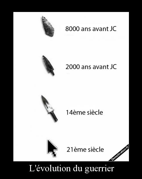 notion d\'évolution...