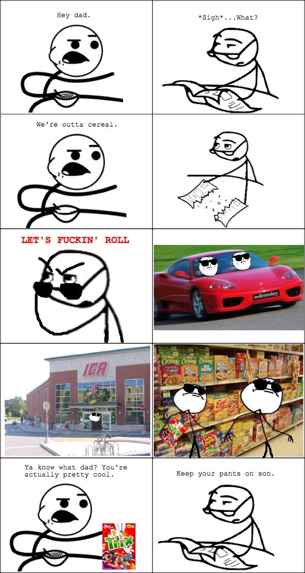 Cereal Guy need Cereal 