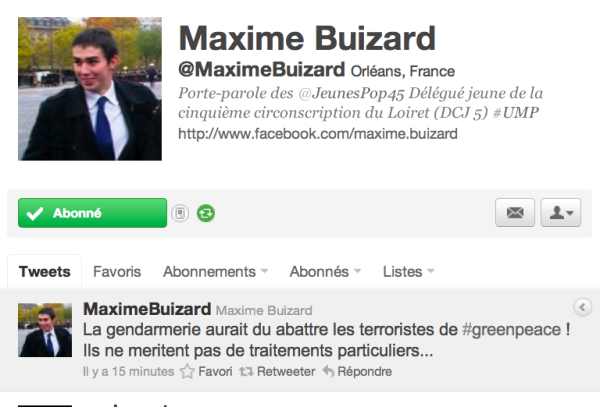 Maxime Buizard, le jeune Pop extrémiste du 45