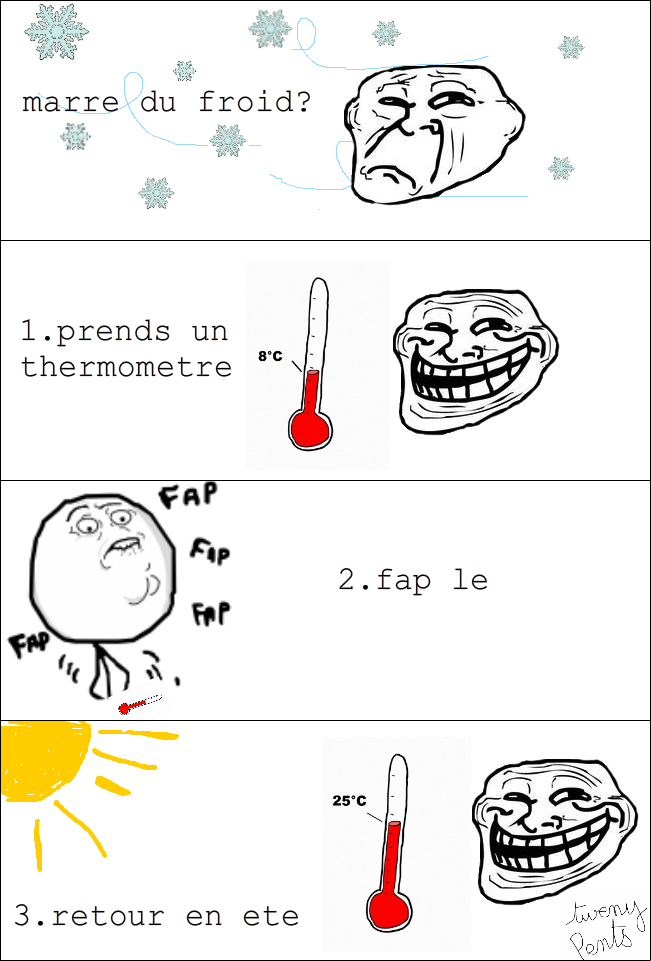 Marre du froid? ( Troll science )