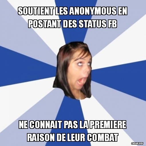 Soutient les anonymous