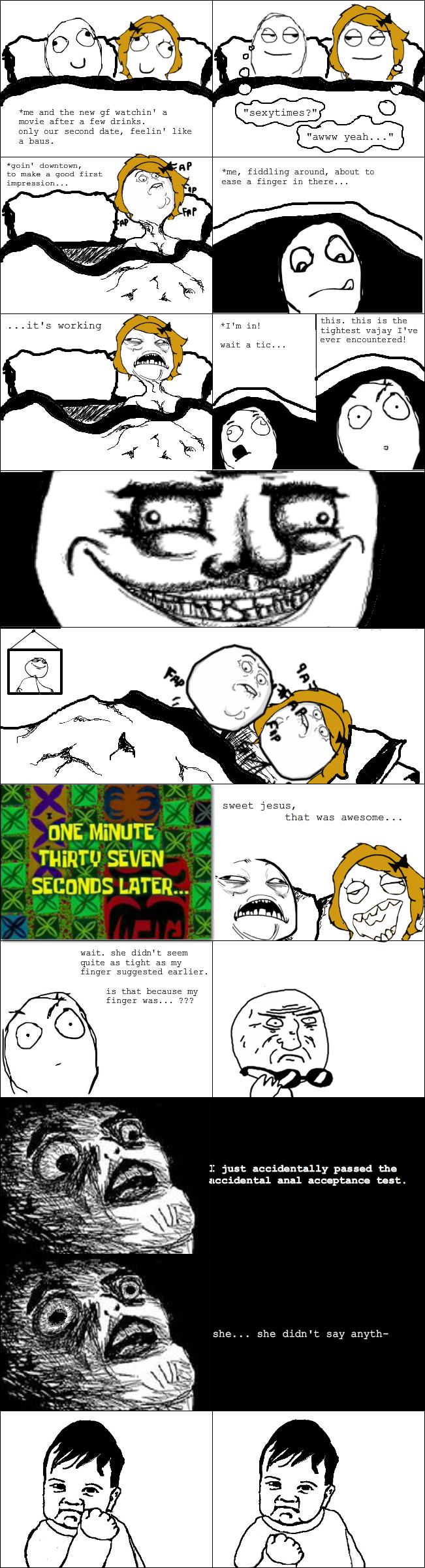 Sometimes, it pays to be clumsy...