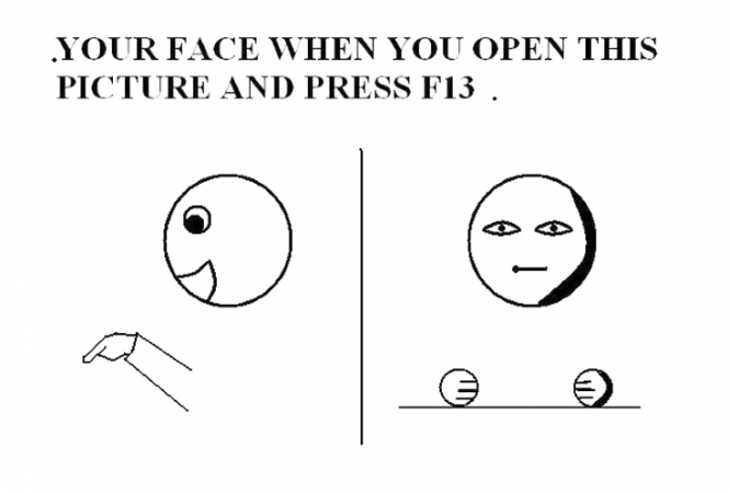 Your face when you press