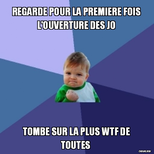 Regarde pour la premiere fois l\'ouverture des JO