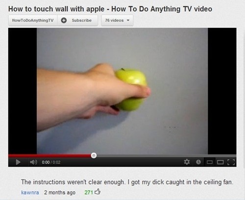 Instructions was not clear ..