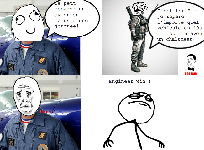 Ingénieur battlefield 3 VS mécanicien 