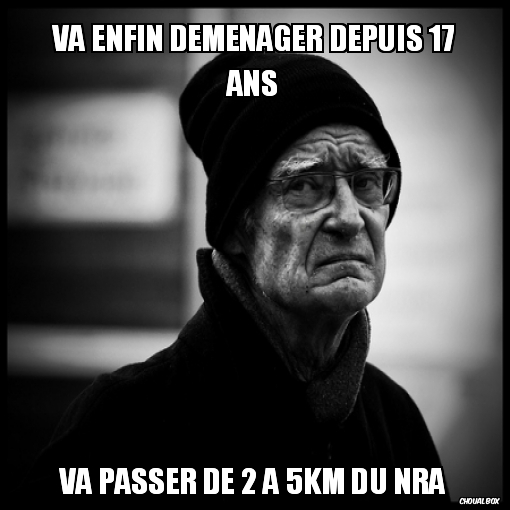 Va enfin déménager depuis 17 ans