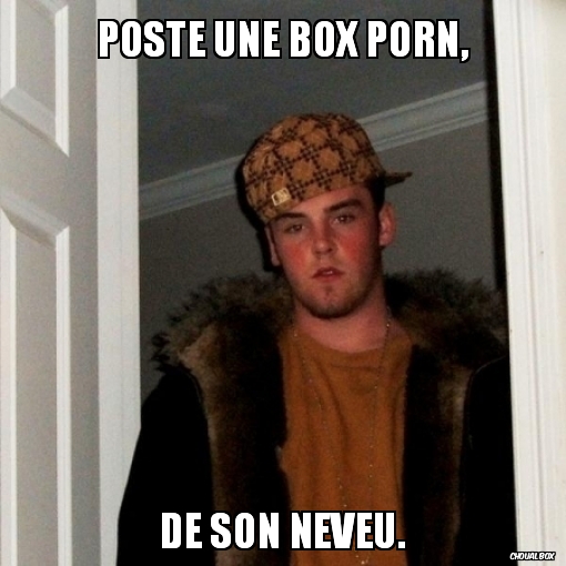 Poste une box porn,