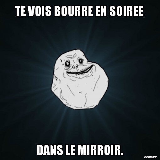 Te vois bourré en soirée