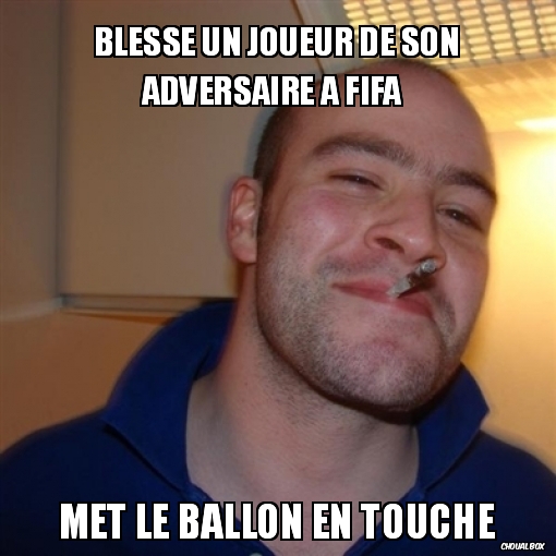 Blesse un joueur de son adversaire a FIFA 