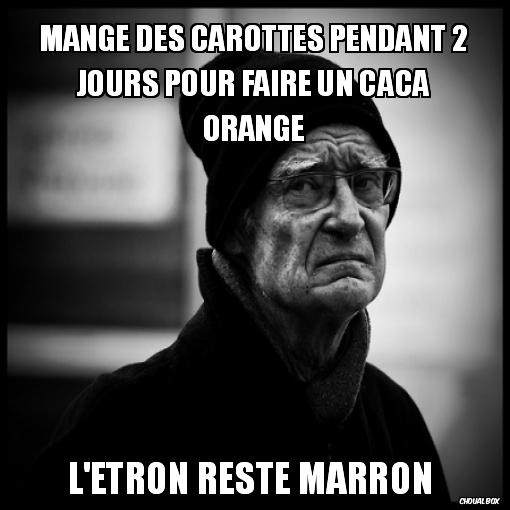 expérience de merde