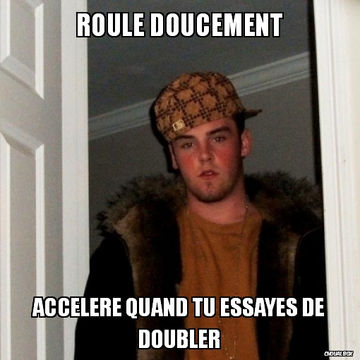 Steve en voiture